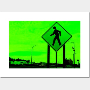 Pedestrian Crossing Posters and Art